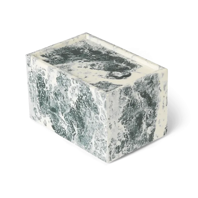 Mist Aufbewahrungsbox 10x15 cm Emerald-off white van Ferm Living – productfoto