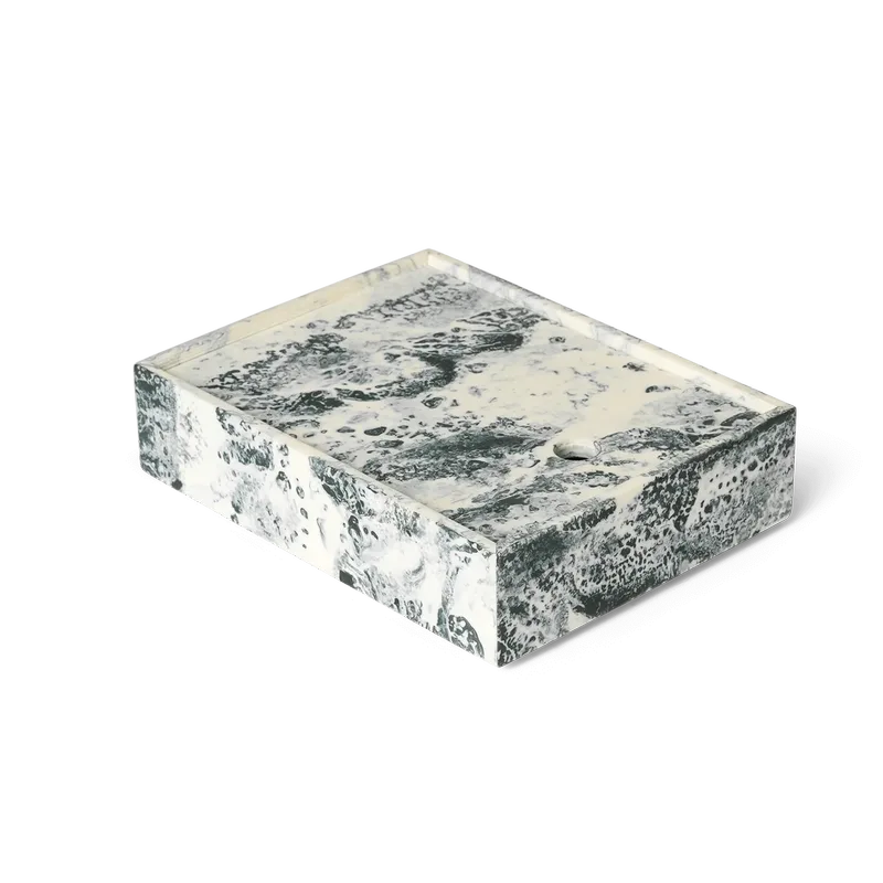 Mist Aufbewahrungsbox 15x20 cm Emerald-off white van Ferm Living – productfoto