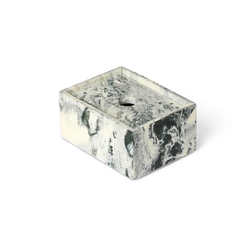 Mist Aufbewahrungsbox 7,5x10 cm Emerald-off white von Ferm Living – Produktfoto