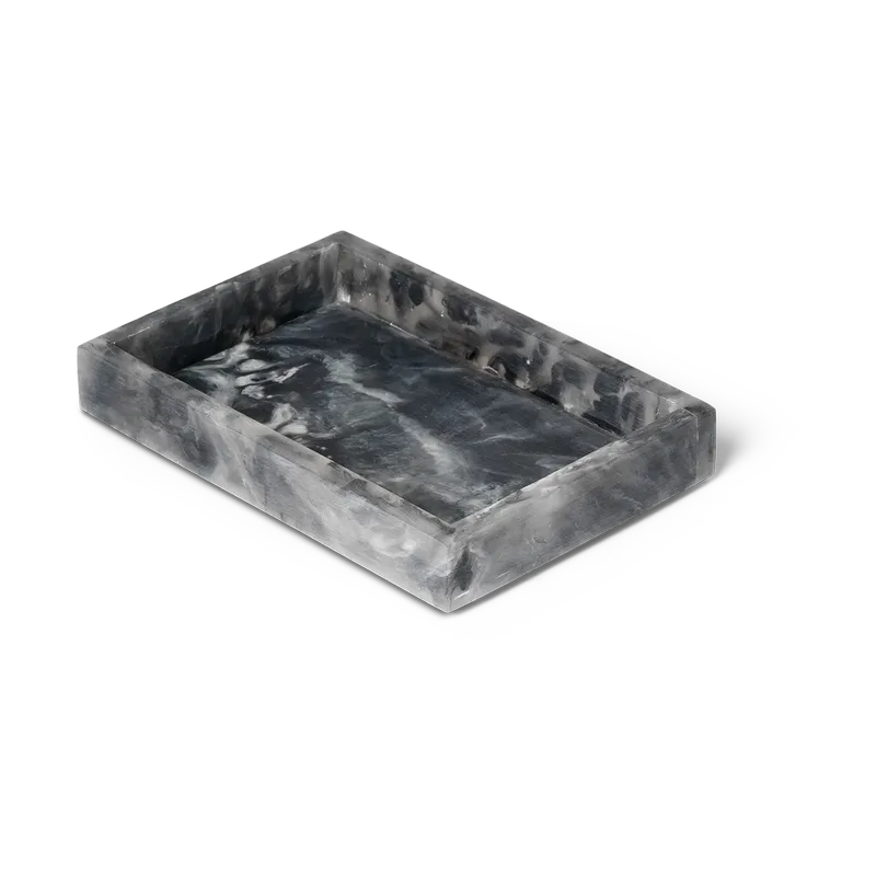 Mist Dekotablett 10x15 cm Charcoal van Ferm Living – productfoto