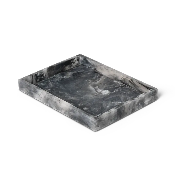 Mist Dekotablett 15x20 cm Charcoal de Ferm Living – photo du produit