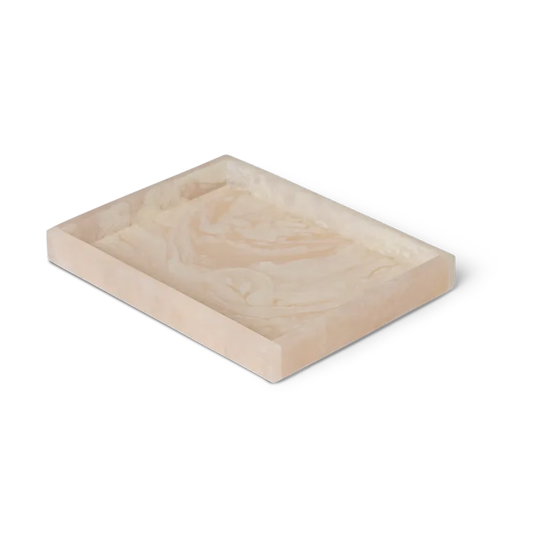 Mist Dekotablett 15x20 cm Pearl by Ferm Living – product photo