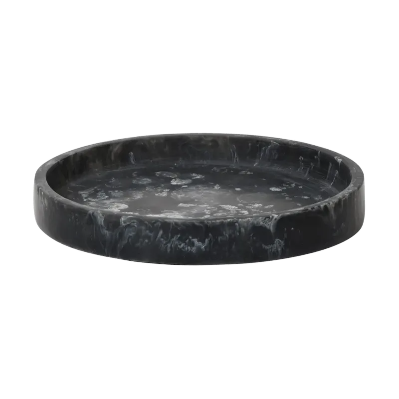 Mist Dekotablett Ø20 cm Charcoal de Ferm Living – photo du produit