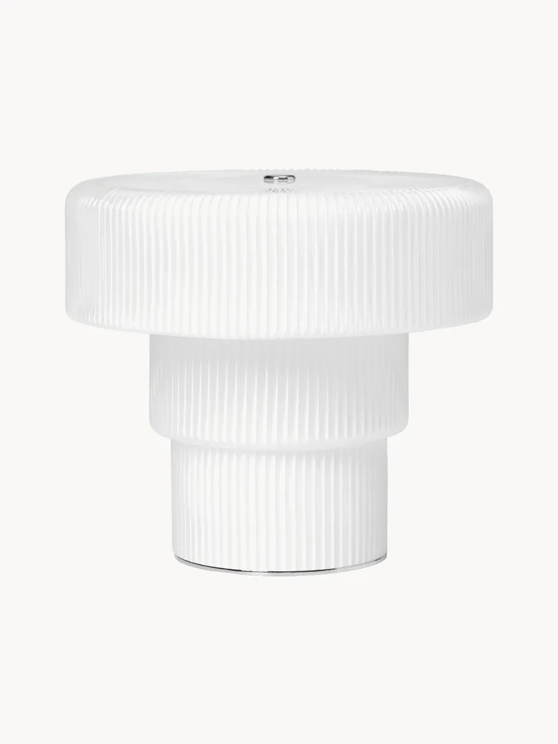 Mondgeblazen draagbare LED tafellamp Ripple, dimbaar von Ferm Living – Produktfoto