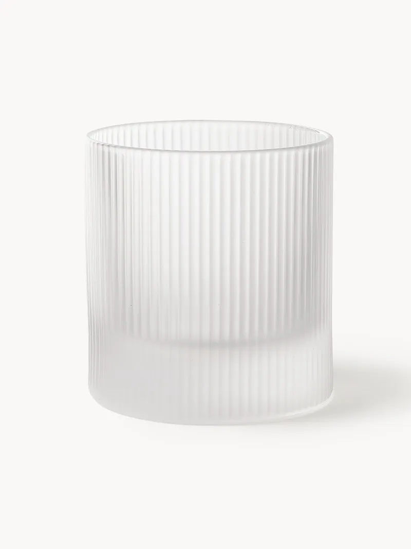 Mondgeblazen glazen tumblers Ripple, 2-delig by Ferm Living – product photo