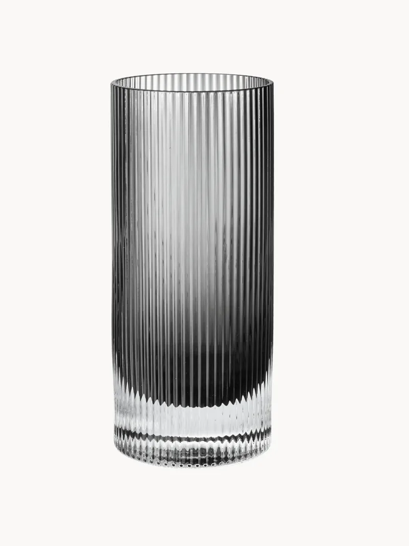 Mondgeblazen highballglazen Ripple met reliëfpatroon, 2-delig by Ferm Living – product photo