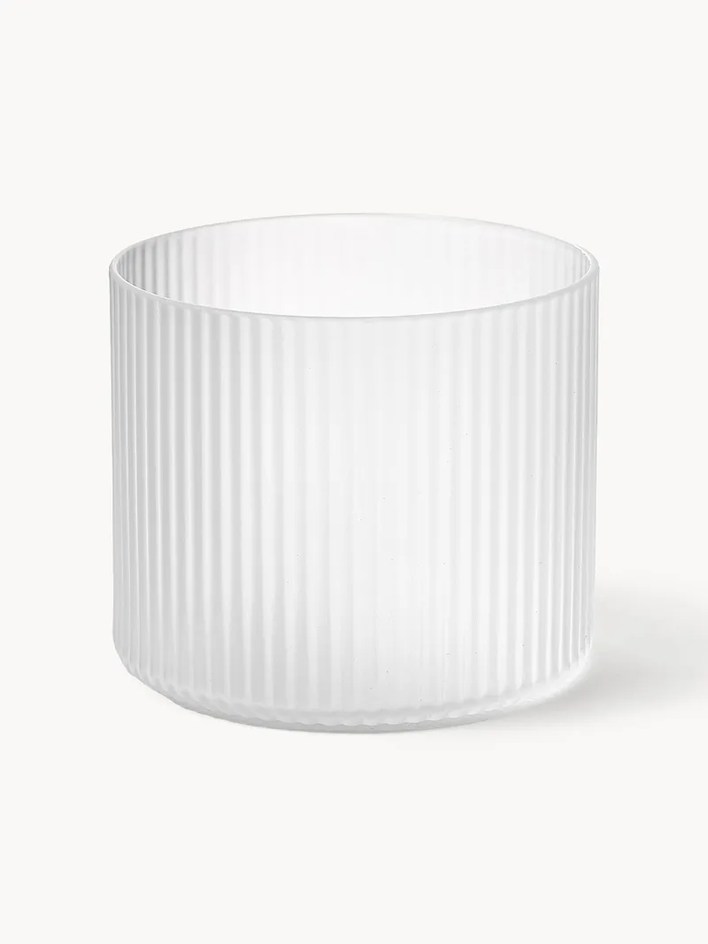 Mondgeblazen tumbler Ripple met reliëfpatroon, 4-delig, 200 ml by Ferm Living – product photo