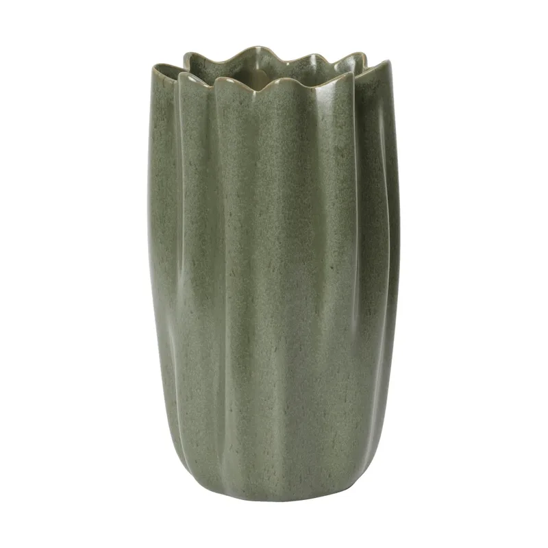 Nium Vase Dark sage, 23 cm by Ferm Living – product photo