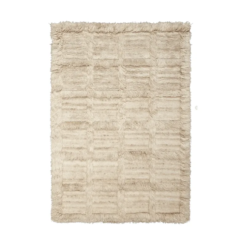 Norte Gitterteppich Natur, 160x235 cm de Ferm Living – photo du produit