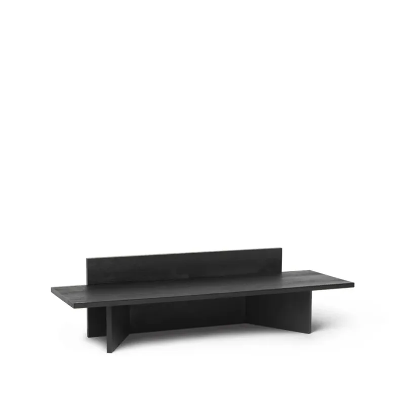 Oblique Bank Oak black oiled van Ferm Living – productfoto