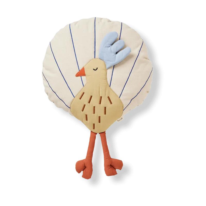 Peacock Kissen Silver Fern-undyed by Ferm Living – product photo