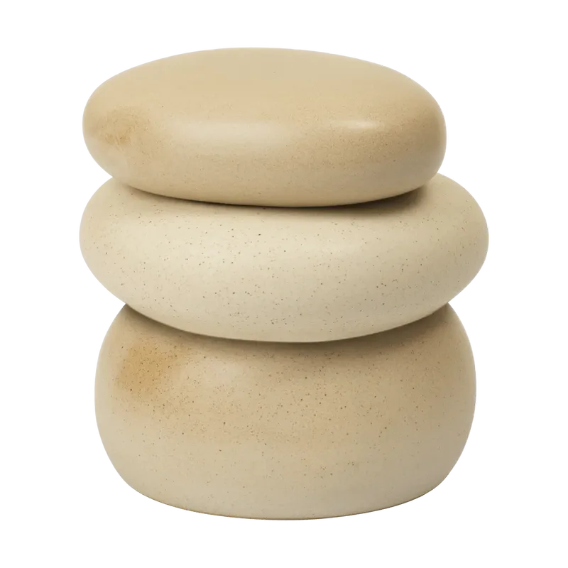 Pebble Dose large Sand/Cream de Ferm Living – photo du produit