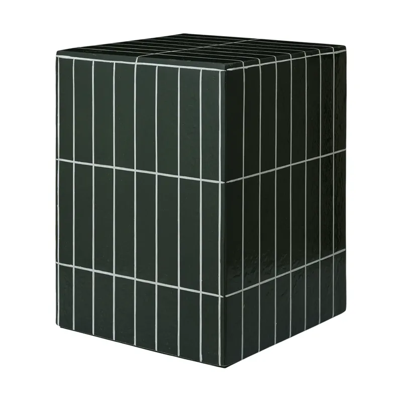 Pillar Beistelltisch Dark green, 32x32x42 cm by Ferm Living – product photo