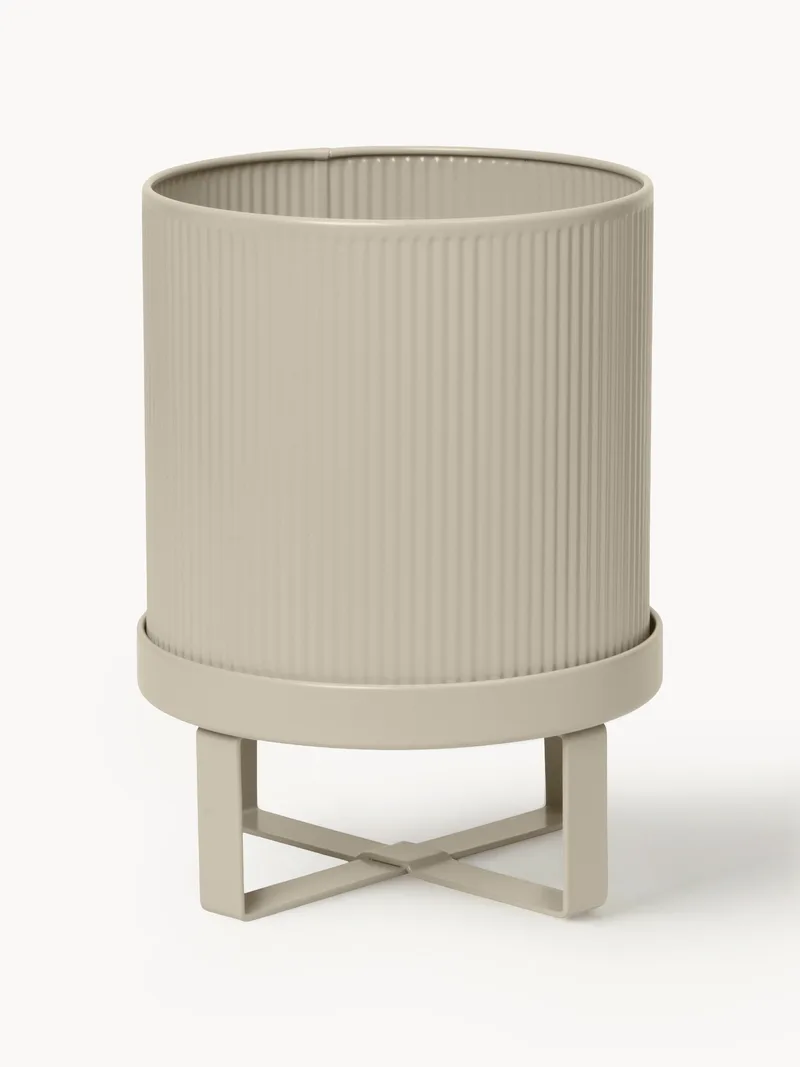 Plantenpot Bau met geribbeld oppervlak, H 24 cm by Ferm Living – product photo