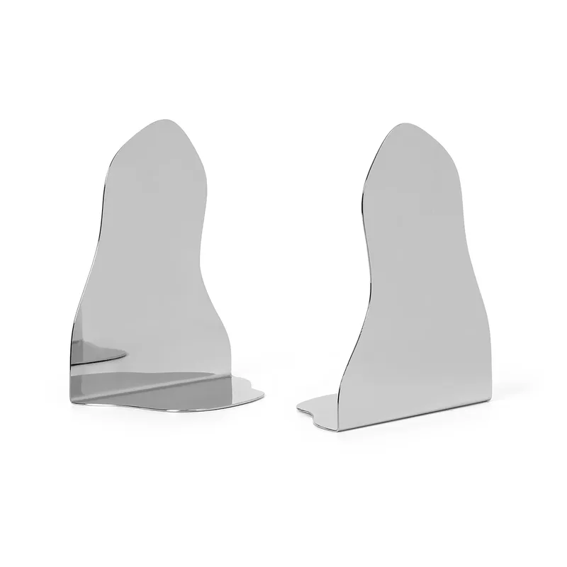 Pond Buchstütze 2er Set Mirror polish van Ferm Living – productfoto