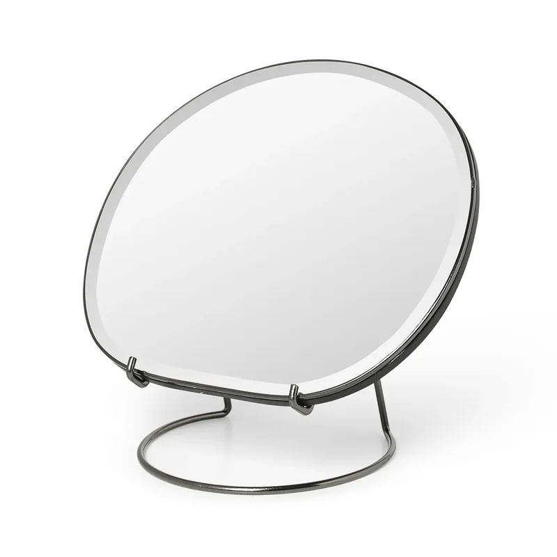 Pond Tischspiegel Dark chrome från Ferm Living – produktbild
