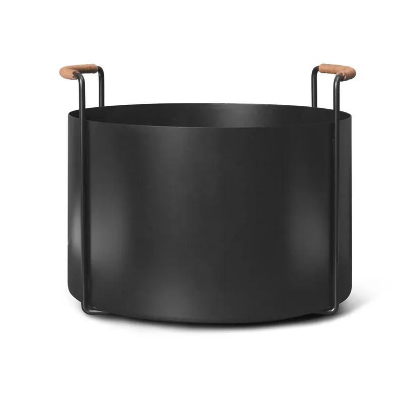 Port Feuerholzkorb, 42x40x32,4 cm Black von Ferm Living – Produktfoto
