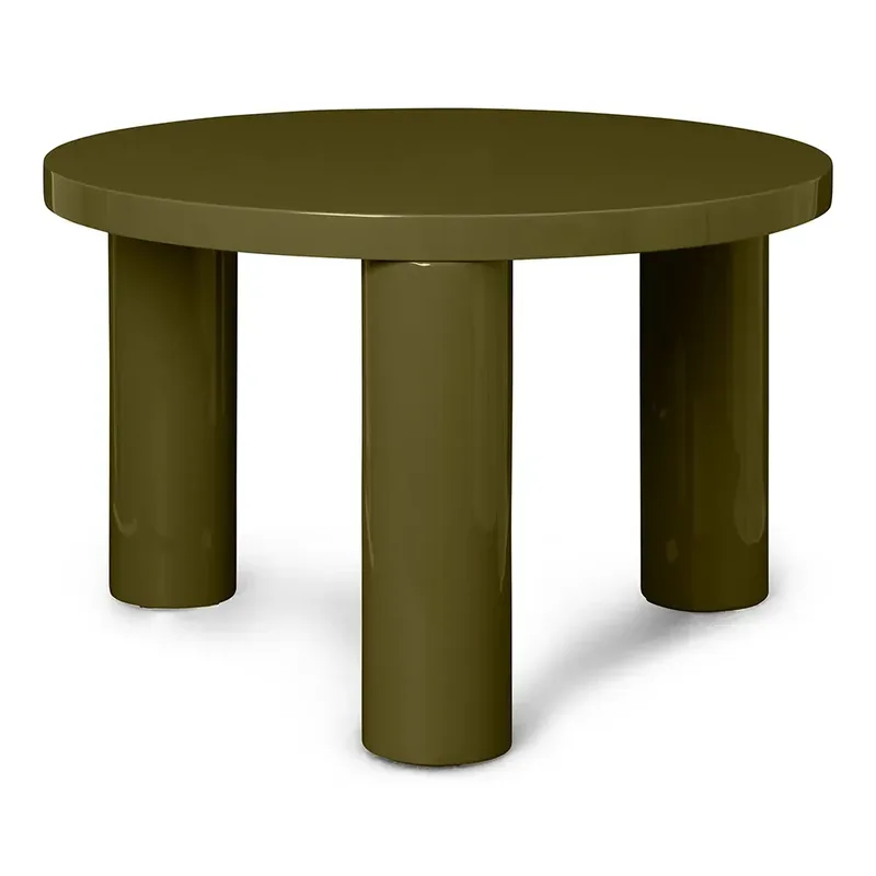 Post Couchtisch Ø65 cm - Olive von Ferm Living – Produktfoto