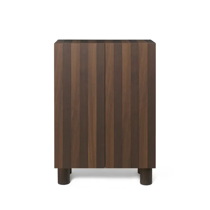 Post Schrank Oak rauchgrau, mit Türen by Ferm Living – product photo