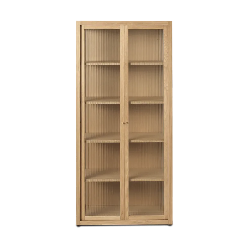 Reed Vitrinenschrank 70x155 cm Natural oak de Ferm Living – photo du produit