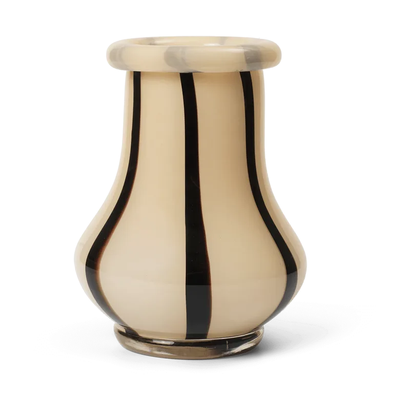 Riban Vase 19 cm Cream från Ferm Living – produktbild