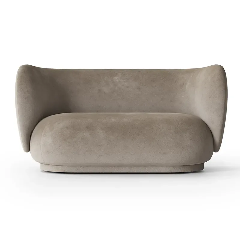 Rico 2-Sitzer Sofa Faded - Beige von Ferm Living – Produktfoto