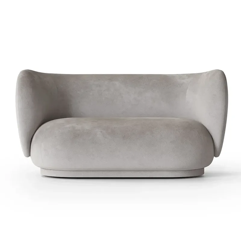 Rico 2-Sitzer Sofa Faded - Concrete von Ferm Living – Produktfoto