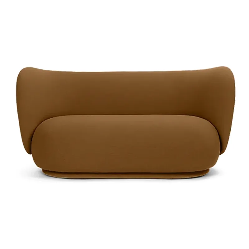 Rico 2-Sitzer Sofa Grain - Caramel van Ferm Living – productfoto