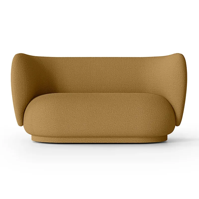 Rico 2-Sitzer Sofa Wool Boucle - Sugar Kelp von Ferm Living – Produktfoto