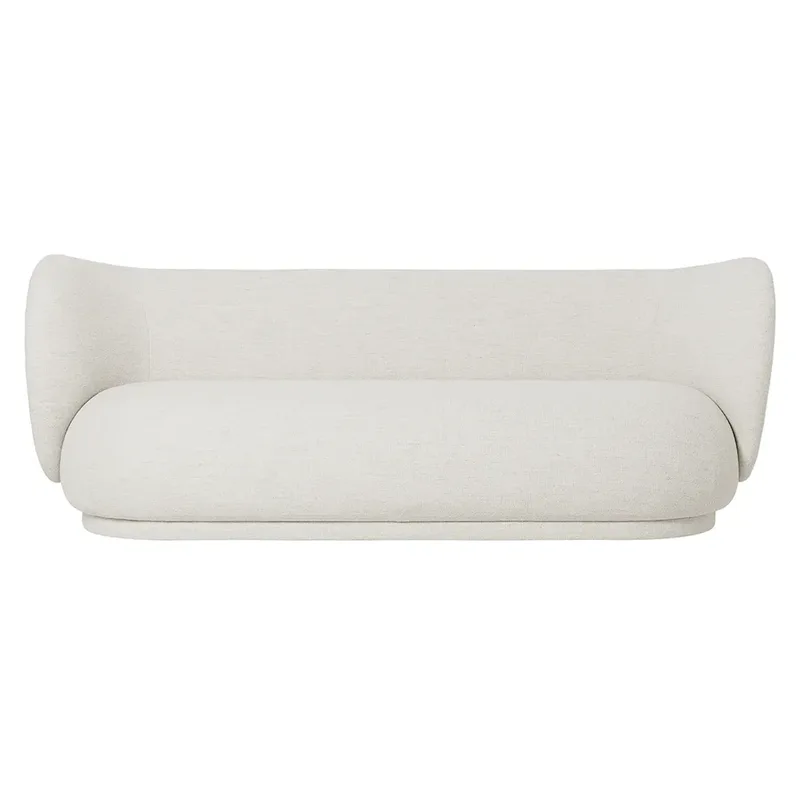 Rico 3-sitzer sofa Boucle - Off-White by Ferm Living – product photo