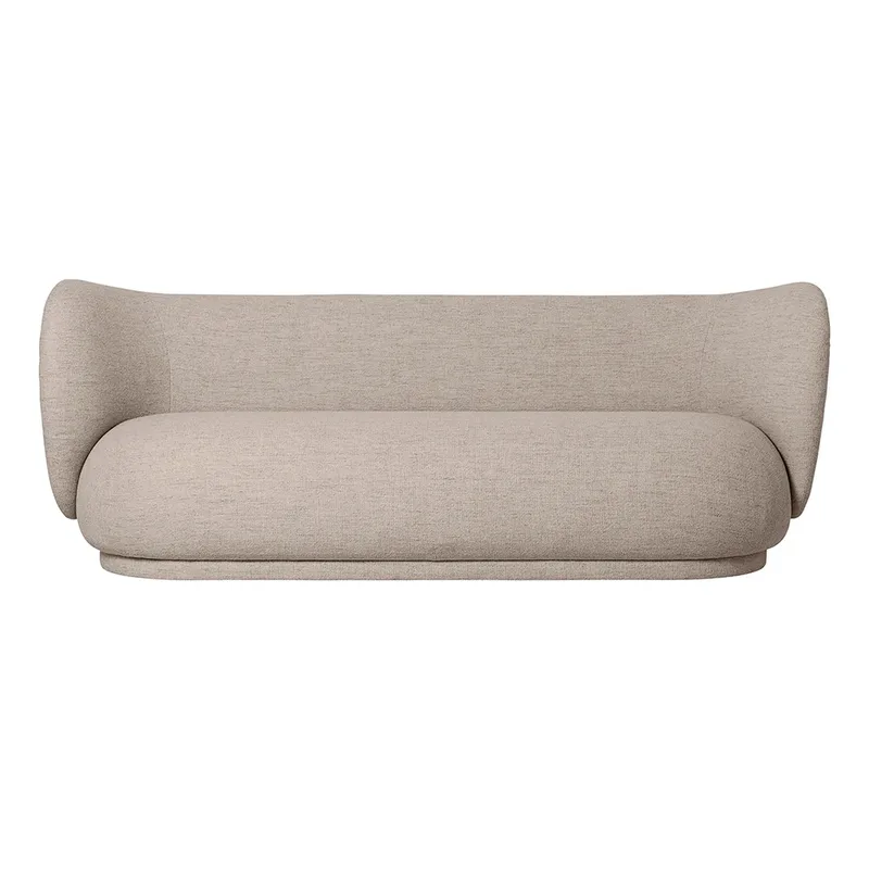 Rico 3-sitzer sofa Boucle - Sand van Ferm Living – productfoto