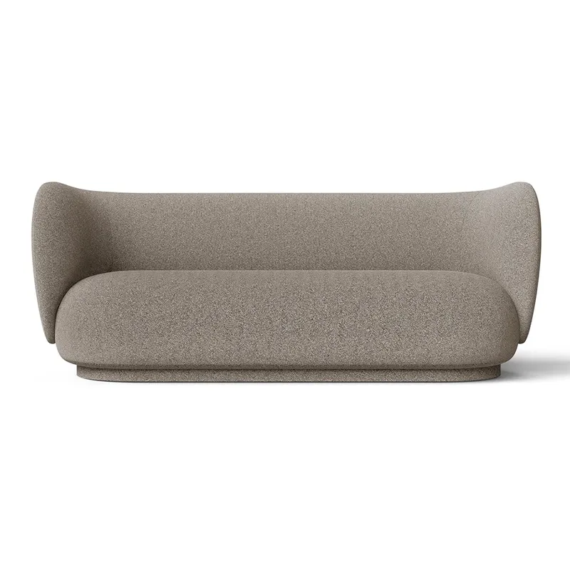 Rico 3-sitzer sofa Main Line Flax - Coffee by Ferm Living – product photo