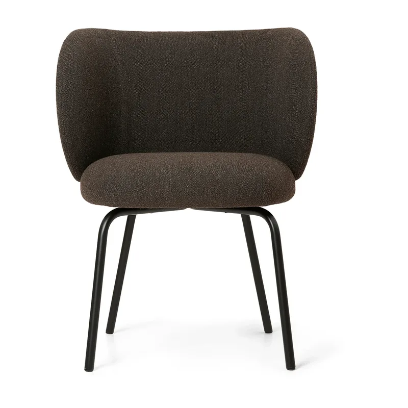 Rico dining chair hallingdal Dark grey brown-black by Ferm Living – product photo
