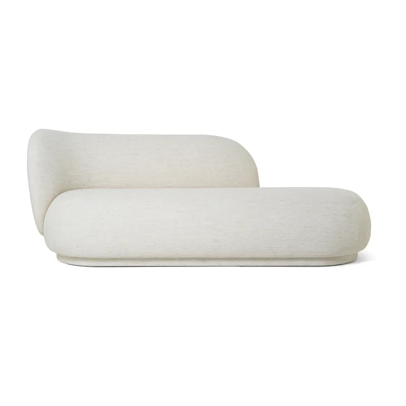 Rico divan Chaiselongue bouclé links Offwhite fra Ferm Living – produktbillede