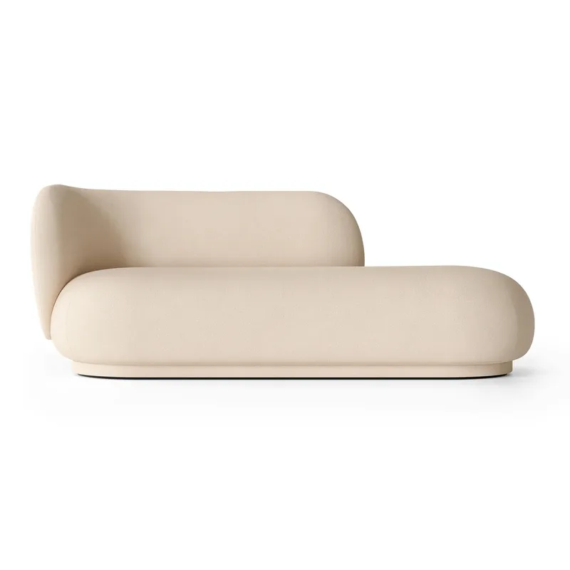 Rico divan Chaiselongue links Brushed offwhite by Ferm Living – product photo