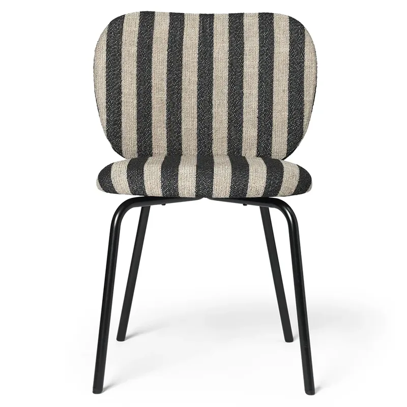 Rico Esszimmerstuhl Black Louisiana - Sand/Black von Ferm Living – Produktfoto