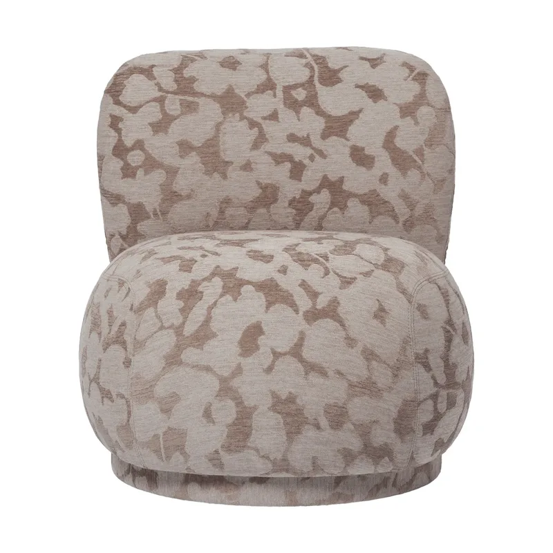 Rico Lounge Chair Piccolo Sessel Swivel Cilla-Taupe von Ferm Living – Produktfoto