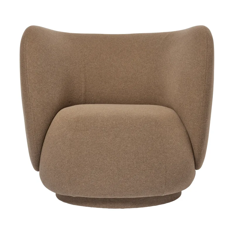 Rico lounge chair Sessel Autum-0361 Dark Sand von Ferm Living – Produktfoto