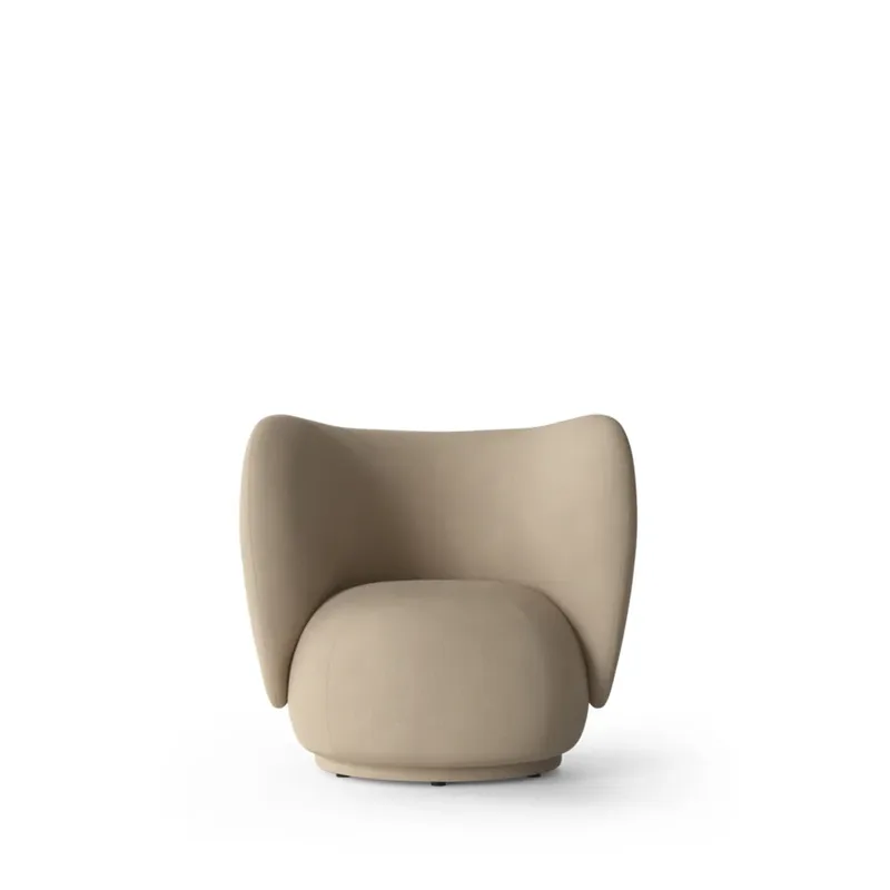 Rico lounge chair Sessel Sand, brushed de Ferm Living – photo du produit