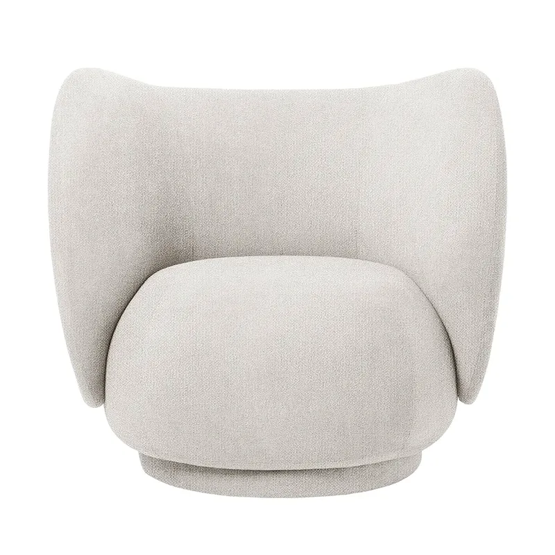 Rico Lounge sessel Boucle - Off-White by Ferm Living – product photo