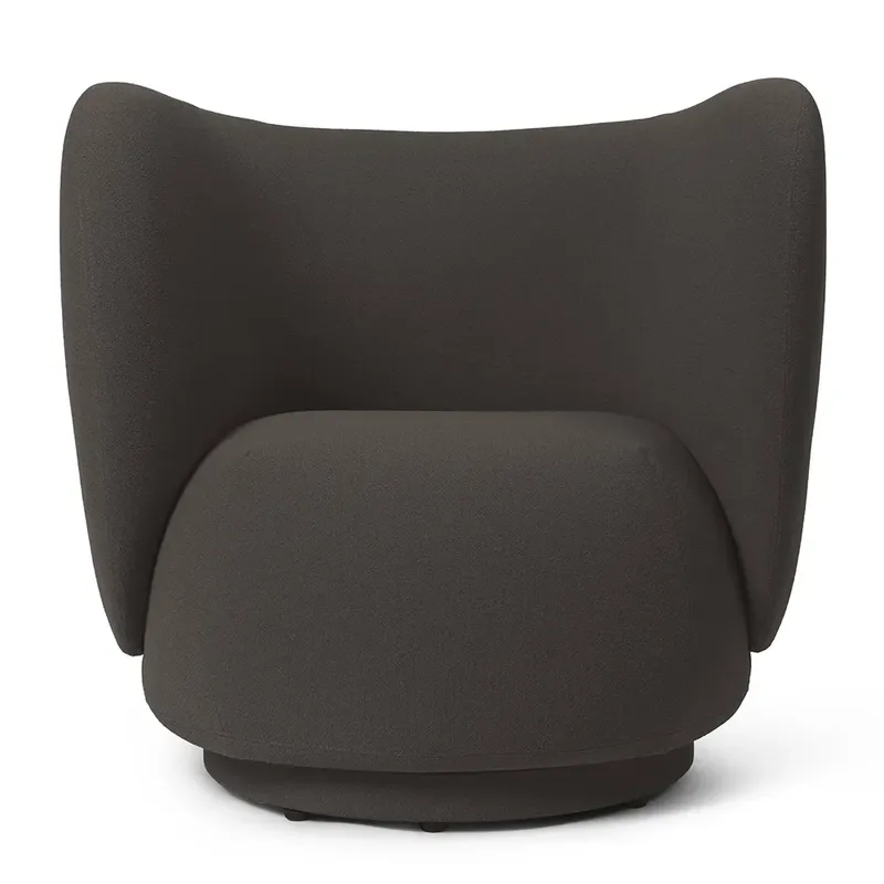 Rico Lounge sessel Grain - Chocolate von Ferm Living – Produktfoto