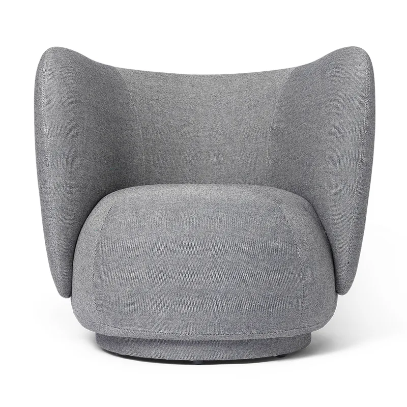 Rico Lounge sessel Main Line Flax - Navy von Ferm Living – Produktfoto