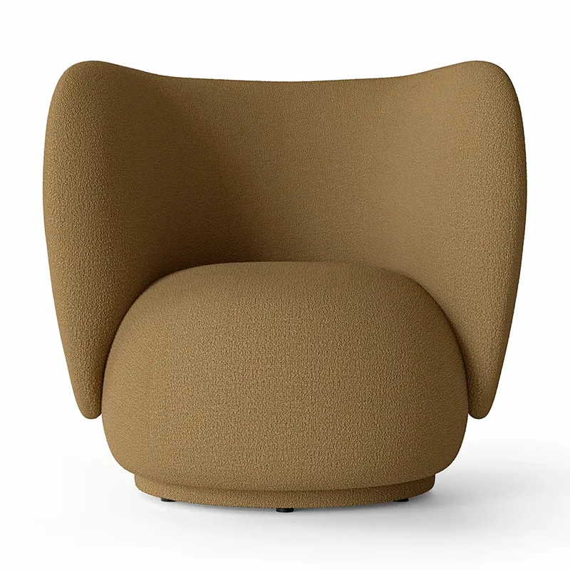 Rico Lounge sessel Wool Boucle - Sugar Kelp von Ferm Living – Produktfoto