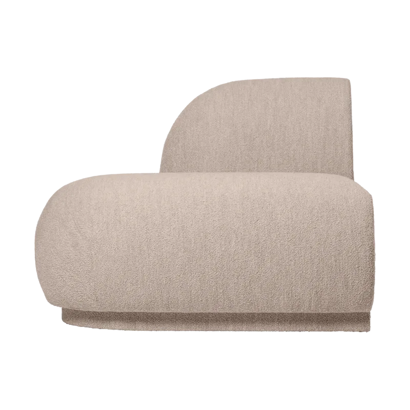 Rico open Sofa-Modul L Soft bouclé-natural von Ferm Living – Produktfoto