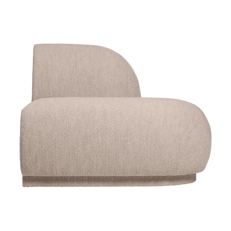 Rico open Sofa-Modul R Soft bouclé-natural von Ferm Living – Produktfoto