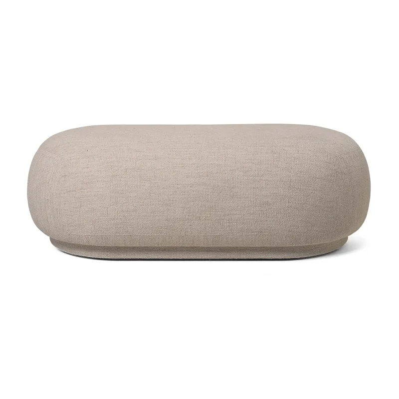 Rico ottoman Bouclé sand von Ferm Living – Produktfoto
