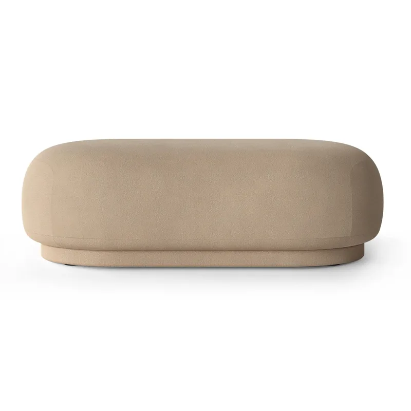 Rico ottoman Brushed sand by Ferm Living – product photo
