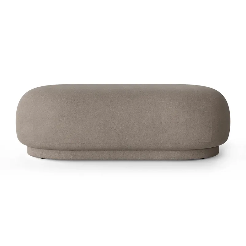 Rico ottoman Brushed warm grey de Ferm Living – photo du produit