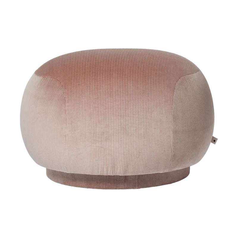 Rico pouf Sitzpuff Devoré Velvet-blush von Ferm Living – Produktfoto