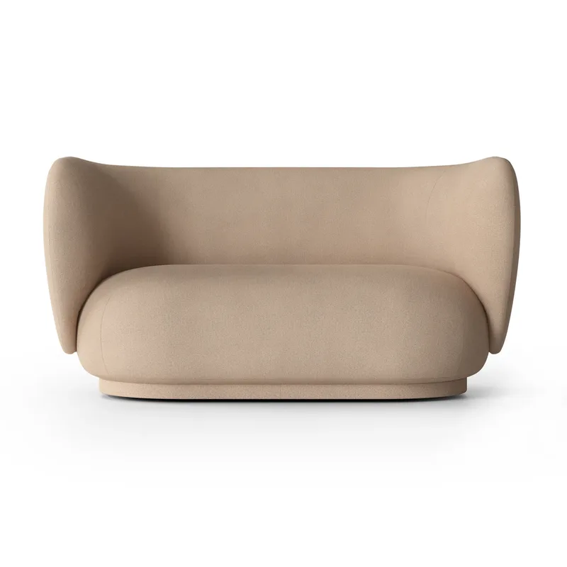 Rico Sofa 2-Sitzer Brushed sand by Ferm Living – product photo